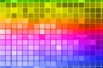 Abstract Coloured Squares Background